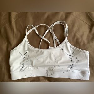 Buffbunny marble collection jade mesh sports bra